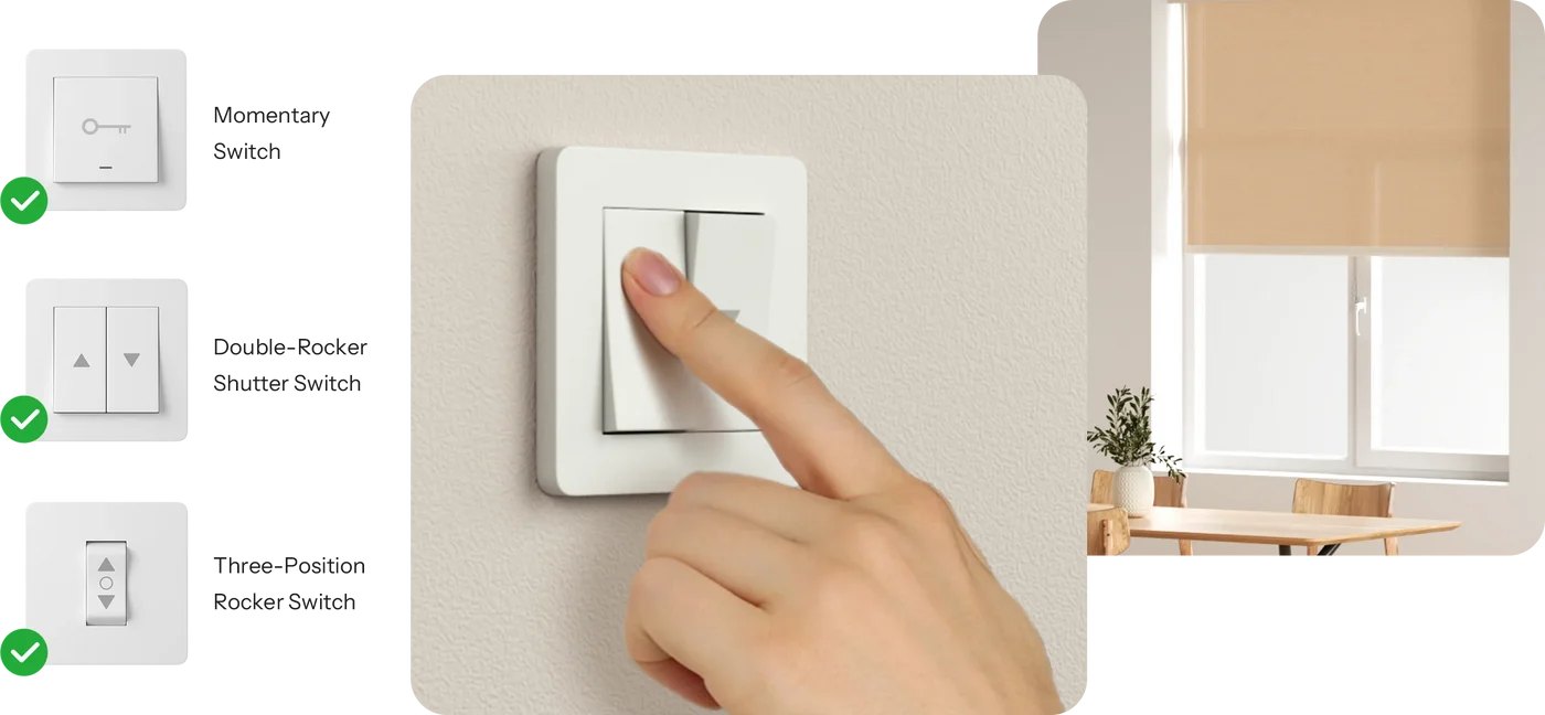 SONOFF Zigbee Roller Shutter Switch MINI-ZBRBS (4-Pack) – Always in control