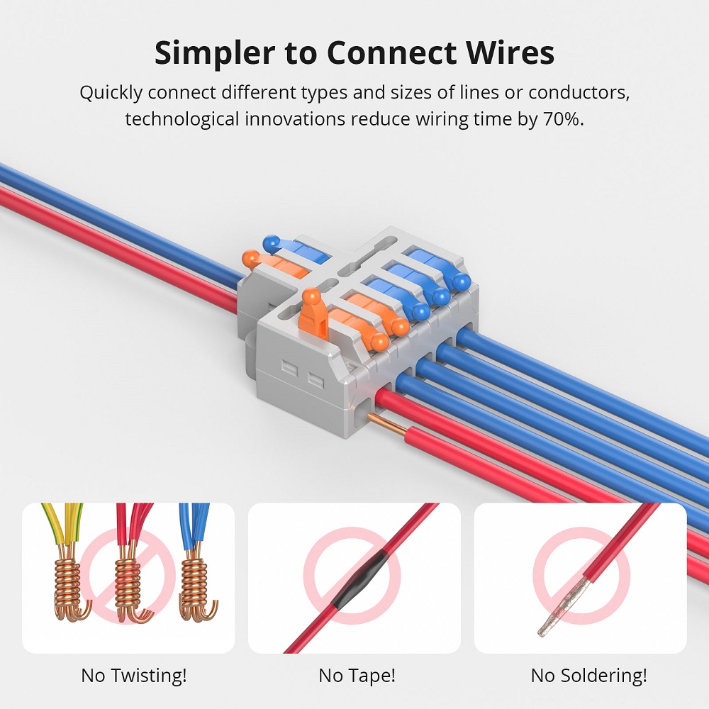 Sonoff D1-2 Quick Wire Connectors (54 pcs)