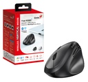 Genius Mouse Ergonomic Wireless+BT Vertical Silent AI 8350S Dark Grey