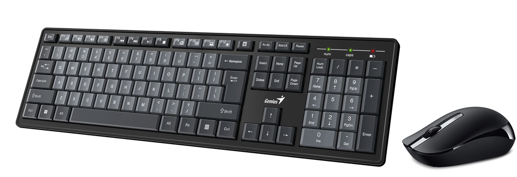 Genius Keyboard-Mouse Set Wireless Dual Colour KM-8200 English