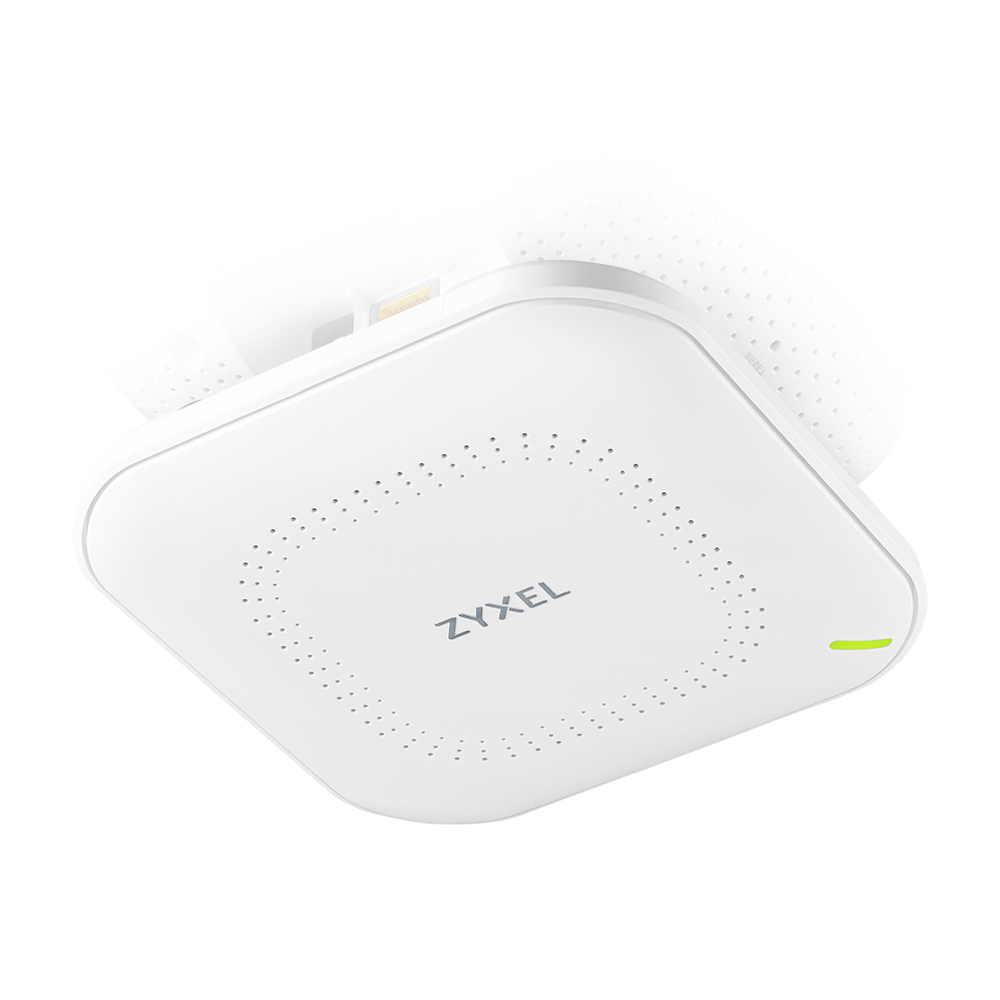 Zyxel Access Point Ceiling Cloud AX3000 LR Wi-Fi 6 Dual Band 2.5GbE Captive Portal/Authentication NWA90AXPRO