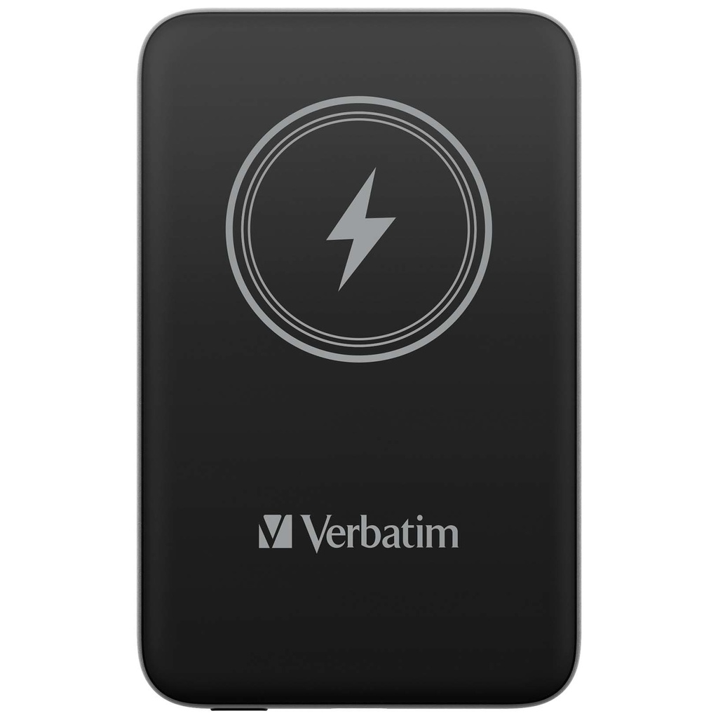 Verbatim Wireless Magnetic Slim Powerbank Qi2 15W 10000mAh Black