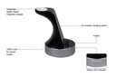 Verbatim Charger Desktop Wireless Qi MFI 2in1 Apple Devices WCS-01
