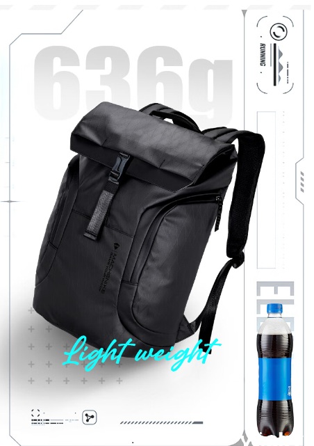 Machenike LT3 Laptop Backpack Black