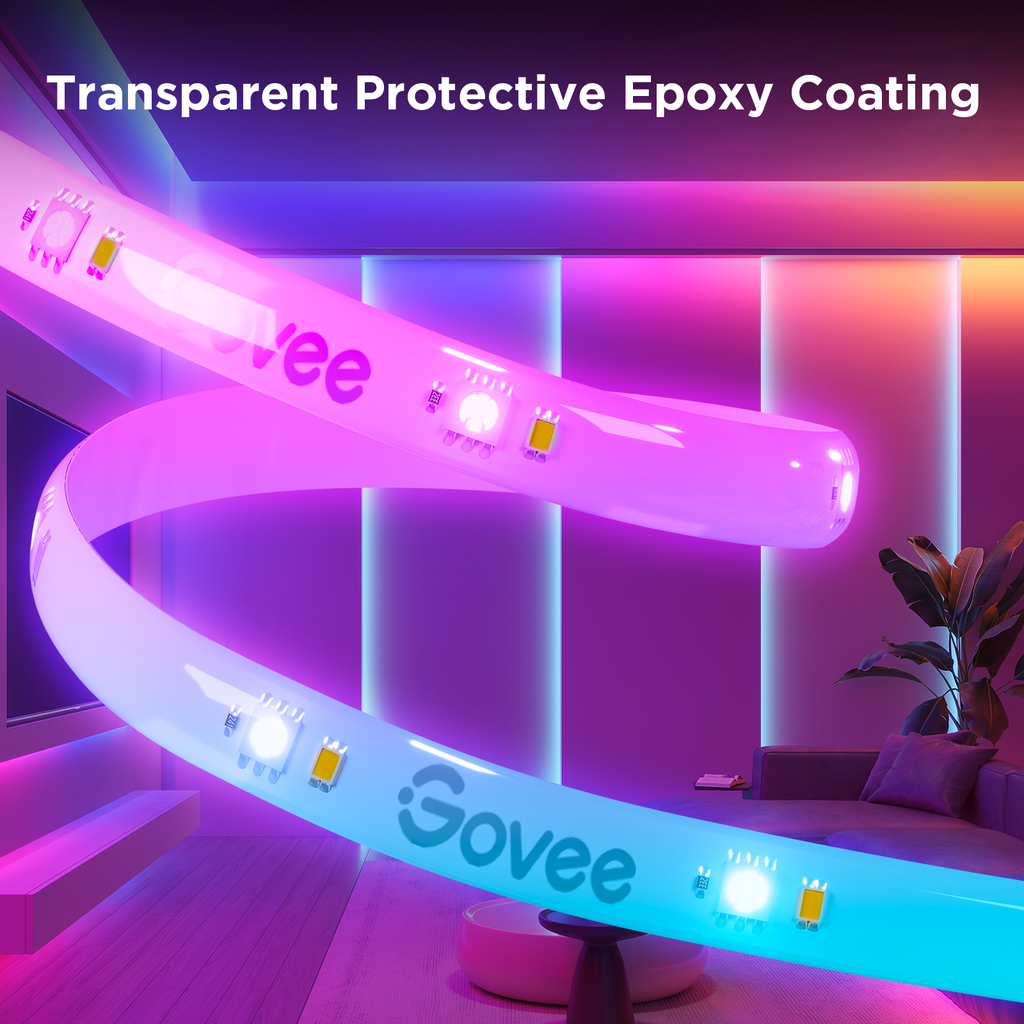 Govee LED Light Strip RGBIC Smart WiFi & BT w/Protective Coating 10m (Matter) H612C