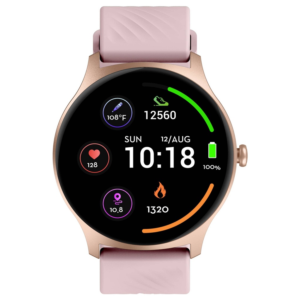 Denver Smartwatch with Call Function, Blood Pressure, SWC-387RO Rose