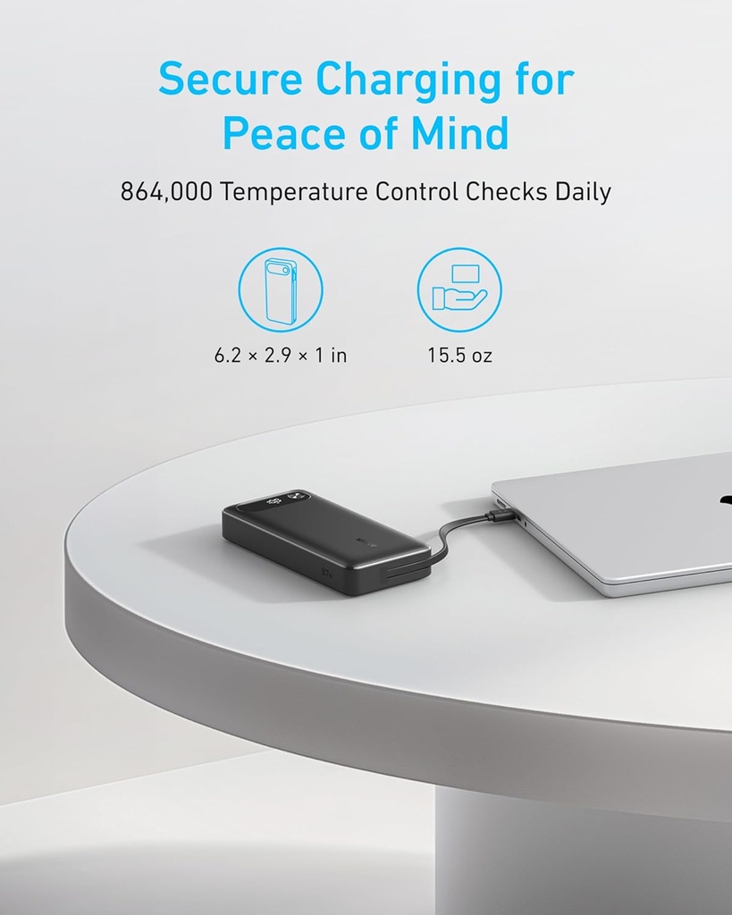 Anker Mobile Powerbank 20000 87W Black