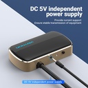 Vention VGA Splitter 2-Port with Power & VGA Cable 1.0m DBABF