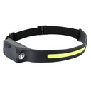 Uniross ULSH07 Headlamp 350LM USB-C Rechargeable, Wide Angle & Motion Sensor