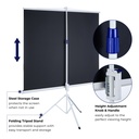 Lumivida Projector Tripod Screen 4:3 120” ESDC120