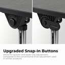 Lumivida Computer Tray Desk Multi-Purpose Foldable Ergonomic 60x34cm LPD01-7 Black