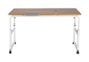 Lumivida Computer Tray Desk Mobile Height & Width Adjustable 60x1200cm FWS10-2