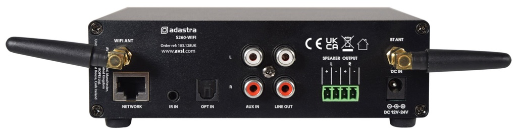 Adastra S260-WIFI v2 Desktop Amplifier 2x60W WIFI/BT/USB 103.128UK