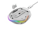 Genius Mouse Wireless+BT Rechargeable Mini RGB Ergo 9000S Pro White