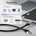 Unitek Converter USB-C to Gigabit Ethernet Cable 3.0m C18148AGY-3M