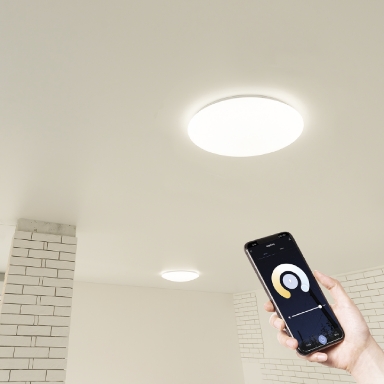 GBC HeyRing Circolina LED CCT Smart WiFI Ceiling Lamp Replacement w/RC