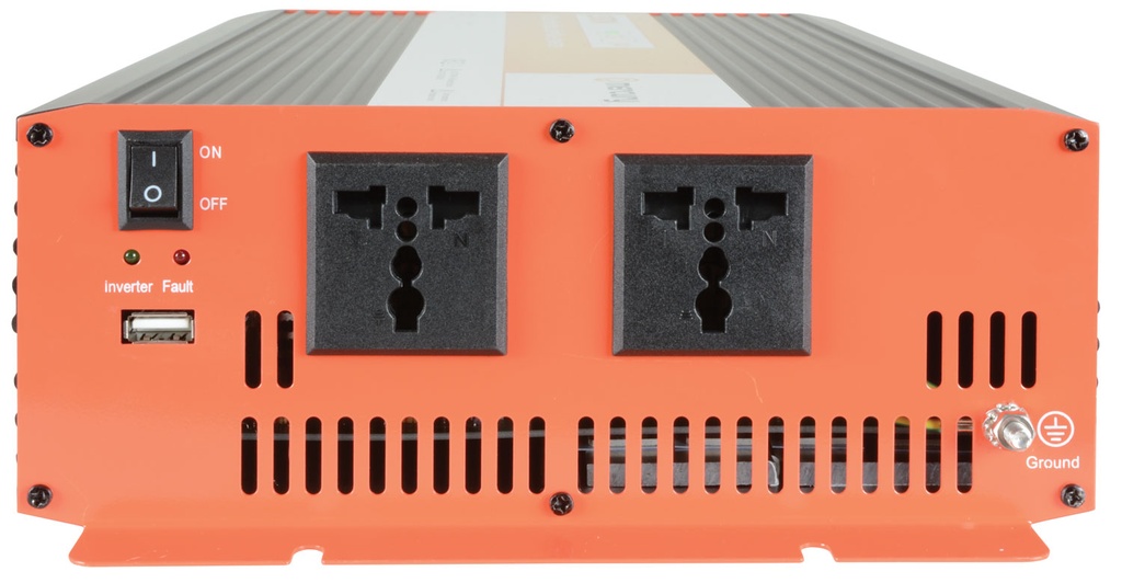 Mercury Inverter Pure Sine Wave 12VDC 600W USB 652.102UK