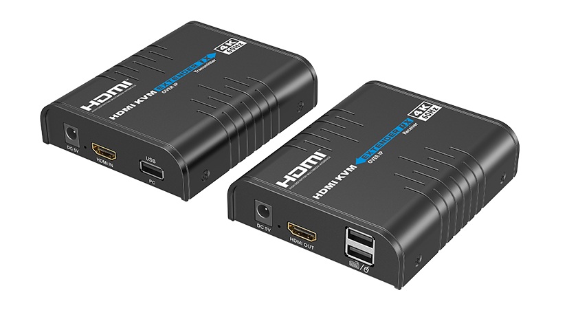 Lenkeng KVM HDMI Extender over IP 1G 4K60Hz 120m & Touch Screen Control LKV473KVM-M5.0