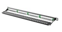 Lanberg Patch Panel 24-Port 0.5U 19" CAT6 UTP Black