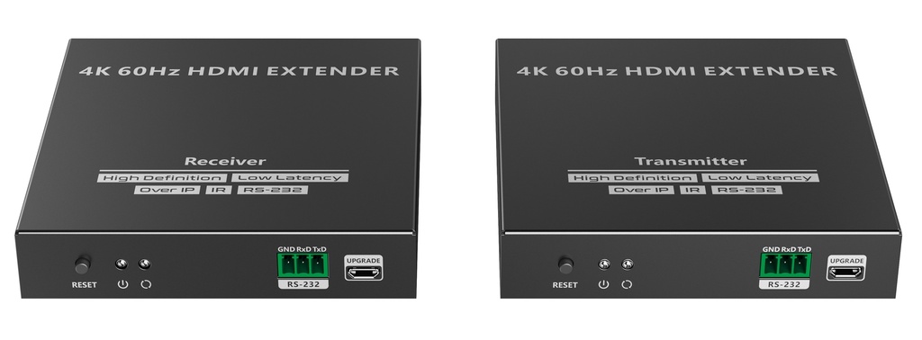 Lenkeng HDMI Extender over IP 4K60Hz 120m 1G IR Loop LKV582