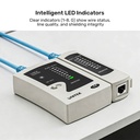 Unitek Network Tools Cablet Tester for RJ45/RJ11 OT140AGY01