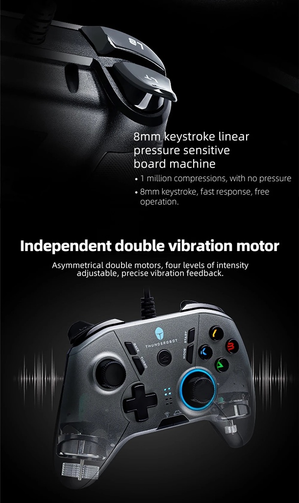 Thunderobot PC Gamepad With Vibration G30