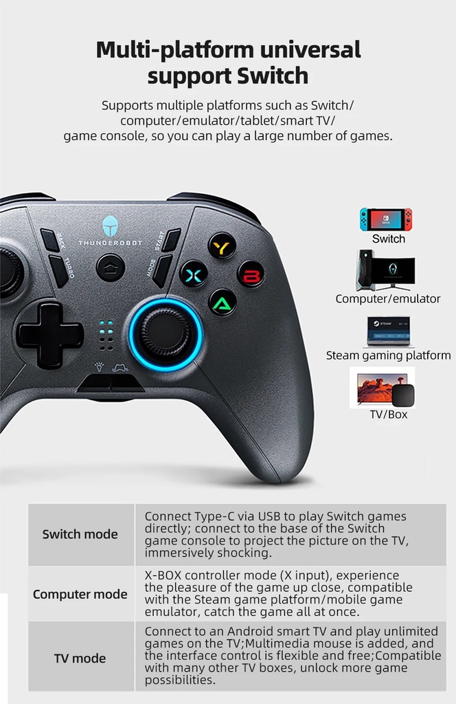 Thunderobot PC Gamepad With Vibration G30