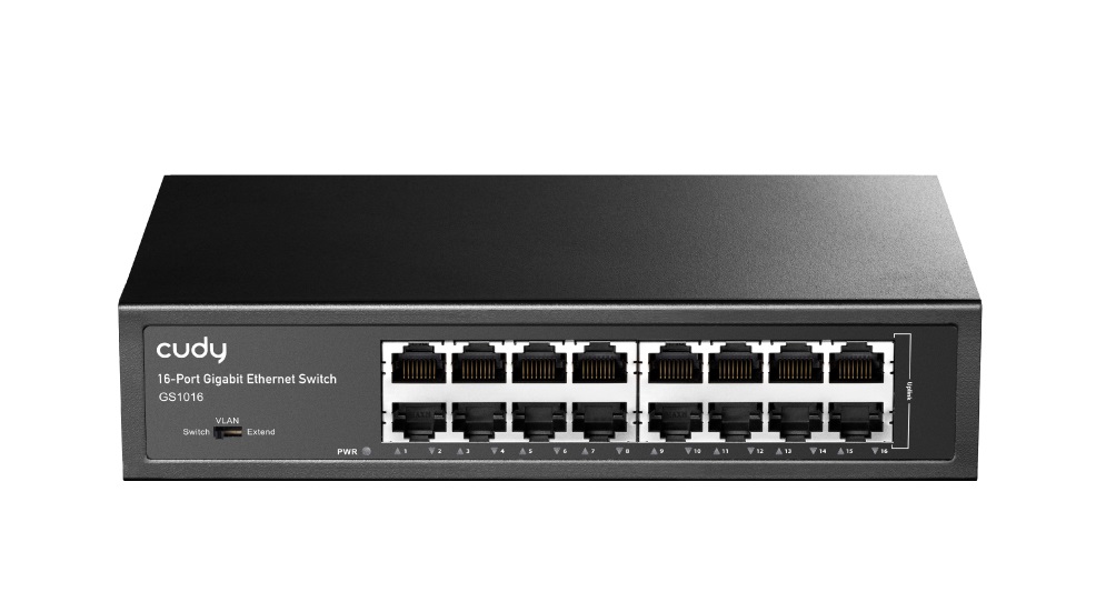 Cudy GS1016 16-Port Gigabit Ethernet Switch R/M with UK Plug