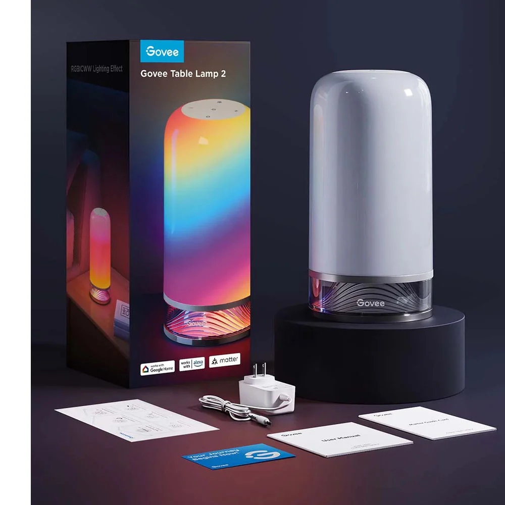 Govee RGBICWW Smart Table Lamp 2 H6022