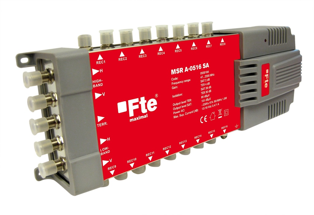 FTE MSRA0516 5/16 Active Sat/Ter Multiswitch