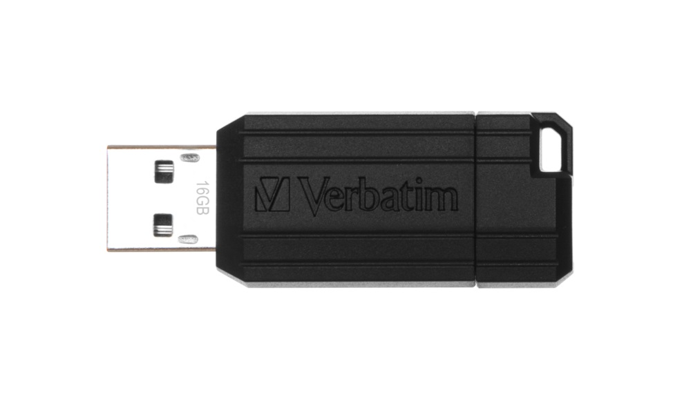 Verbatim USB Drive 2.0 Pinstripe 16GB Black