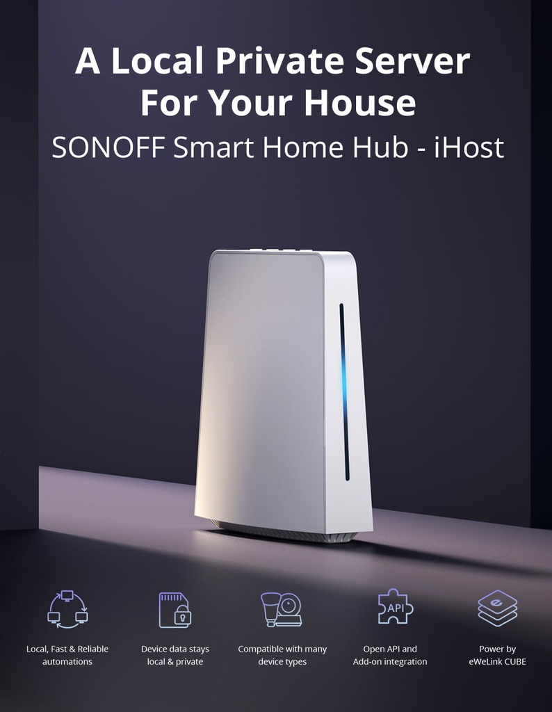 Sonoff Smart Home Hub iHost AIBridge(RV1109 2GB)