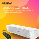 SonicGear SONICBAR U200 USB RGB Soundbar Black