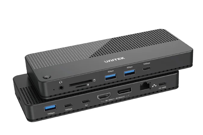 Unitek USB-C Hub USB4 MST HDMI/DP/Gb/SD/Audio/PD100W D1079A