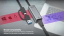 Unitek Converter USB-C to LAN 2.5Gb Ethernet+USB-A U1313C