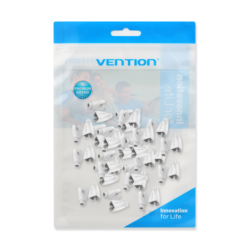 Vention NETWORK Connector Strain Relief Boots RJ45 Grey 50-pack
