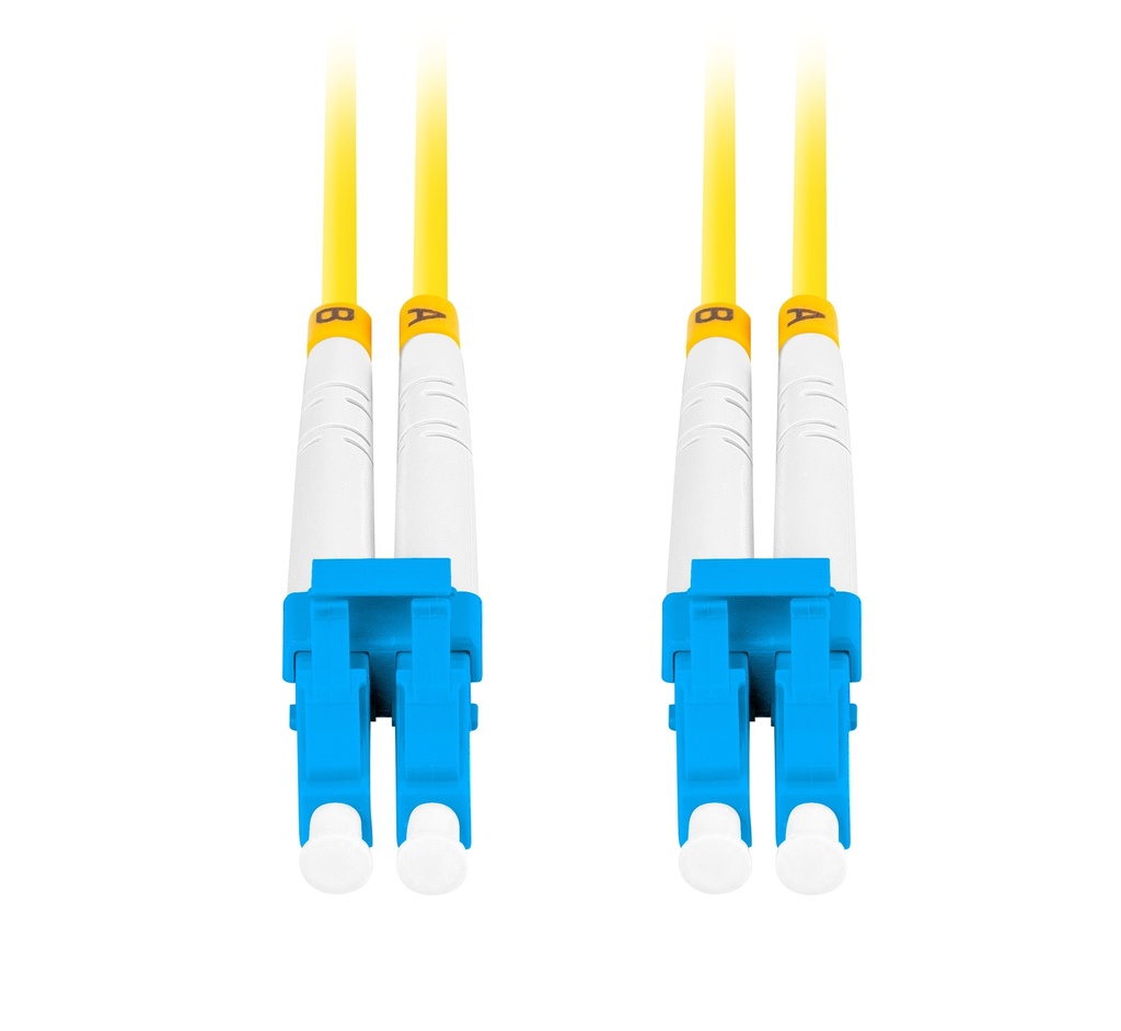Lanberg Fiber Patch Cord LC/UPC-LC/UPC SM 9/125 Duplex LSZH 3.0m