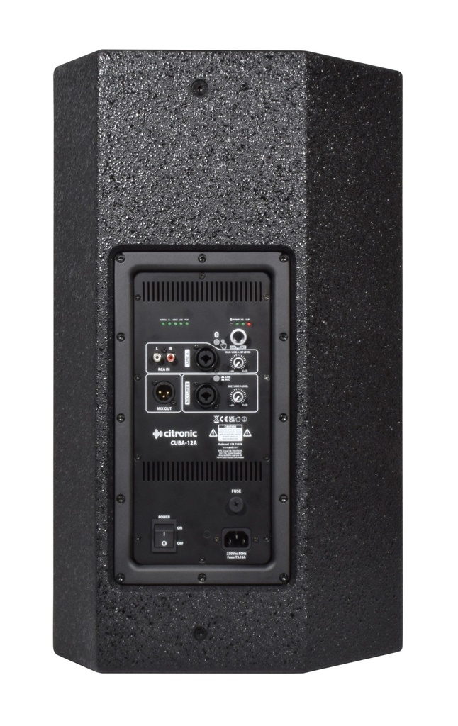 Citronic CUBA-12A Active Full-Range Speaker MDF BT+DSP 800W 178.712UK