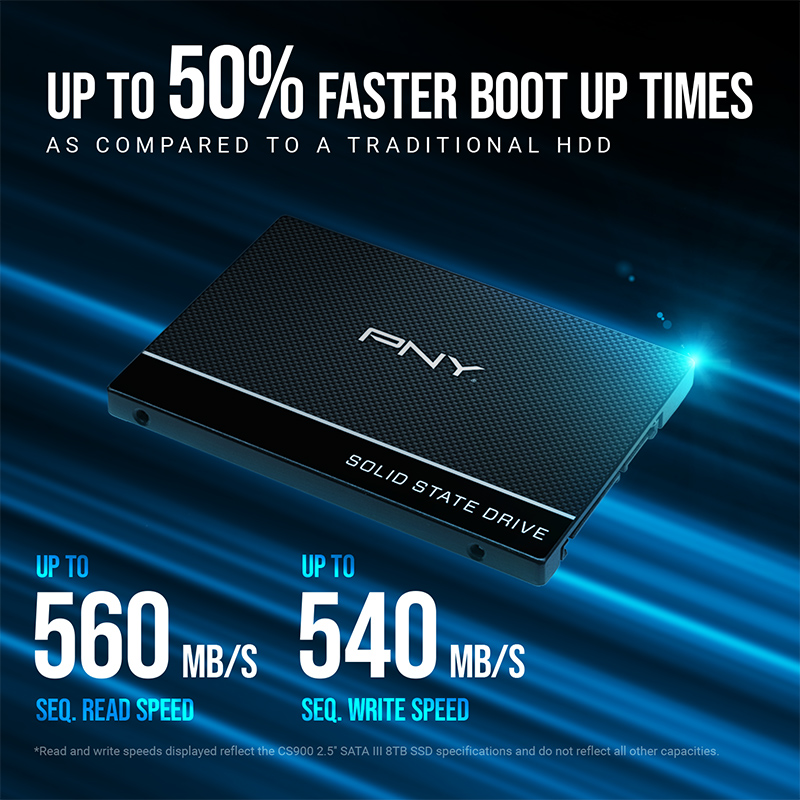 PNY SSD SATA III 500GB CS900