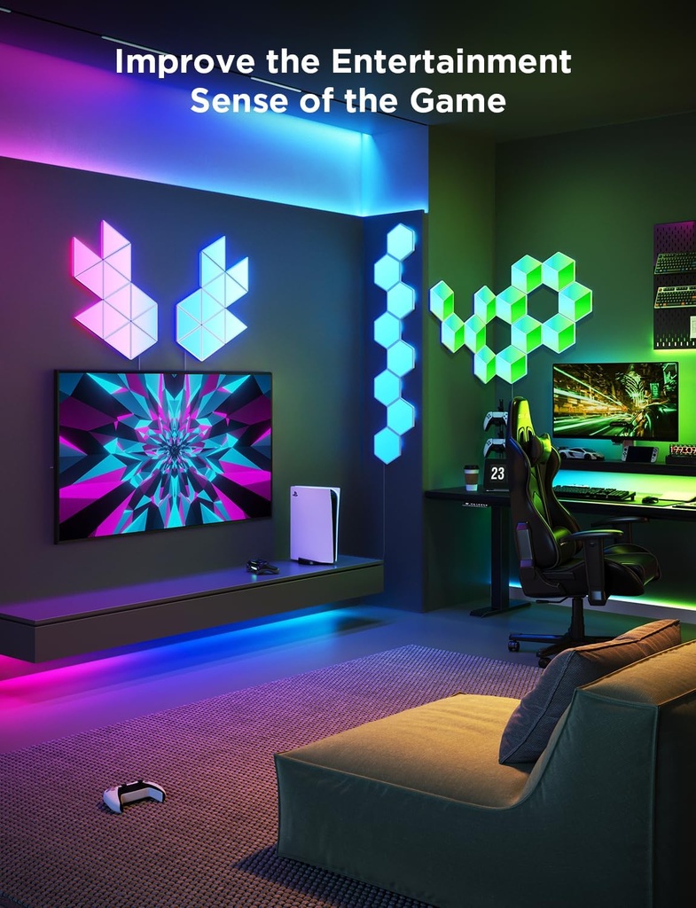 Govee Gaming Wall Glide Hexa Pro Light Panels 10pack H6066