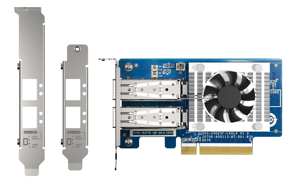QNAP 25GbE SFP28 Network Card for Server & NAS QXG-25G2SF-CX6