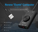 Orico Converter USB-A to Sound Card with Volume SC2