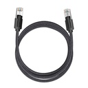 Vention NETWORK Cable CAT8 SFTP Braided 3.0m Black-Nickel IKOBI