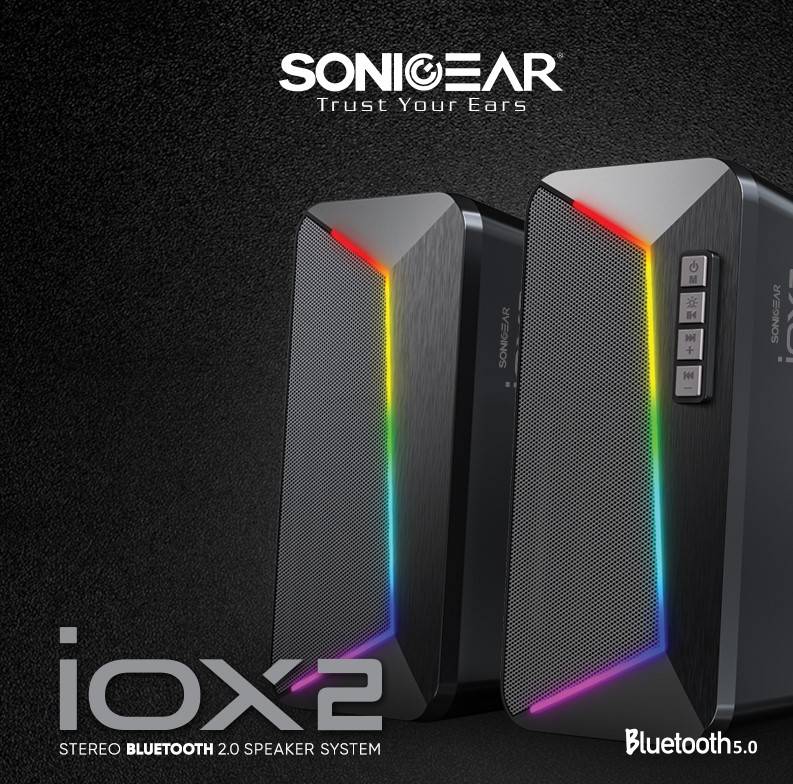 SonicGear IOX 2 Stereo Bluetooth PC Speakers