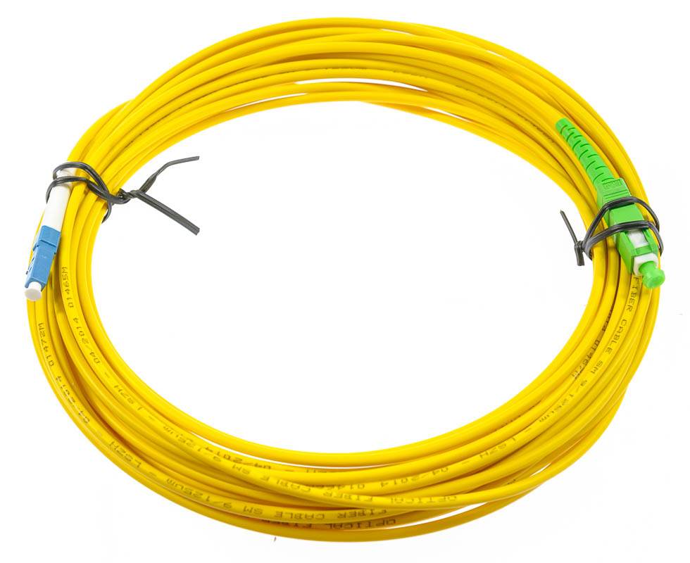 Opton Fiber Patch Cord SC/APC-LC/UPC SM Simplex 15.0m