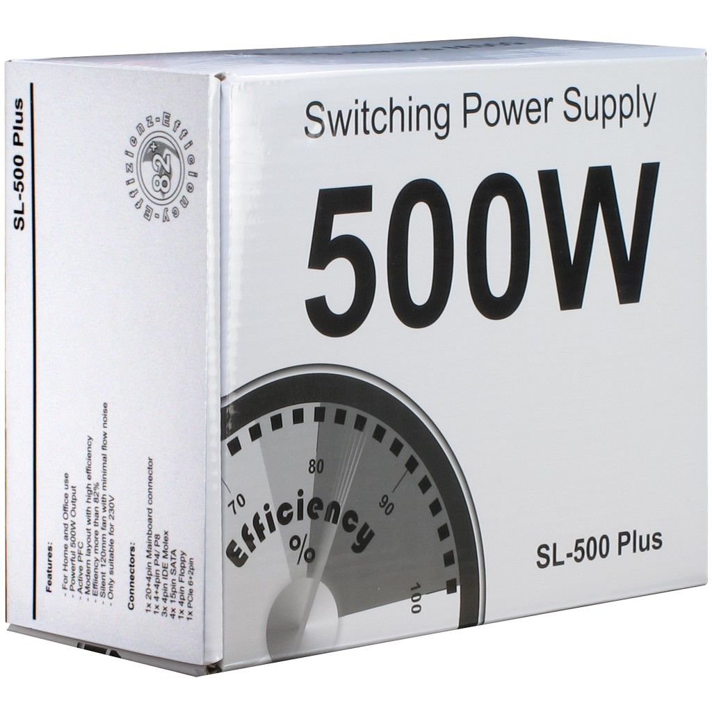 InterTech SL-500W Plus Power Supply