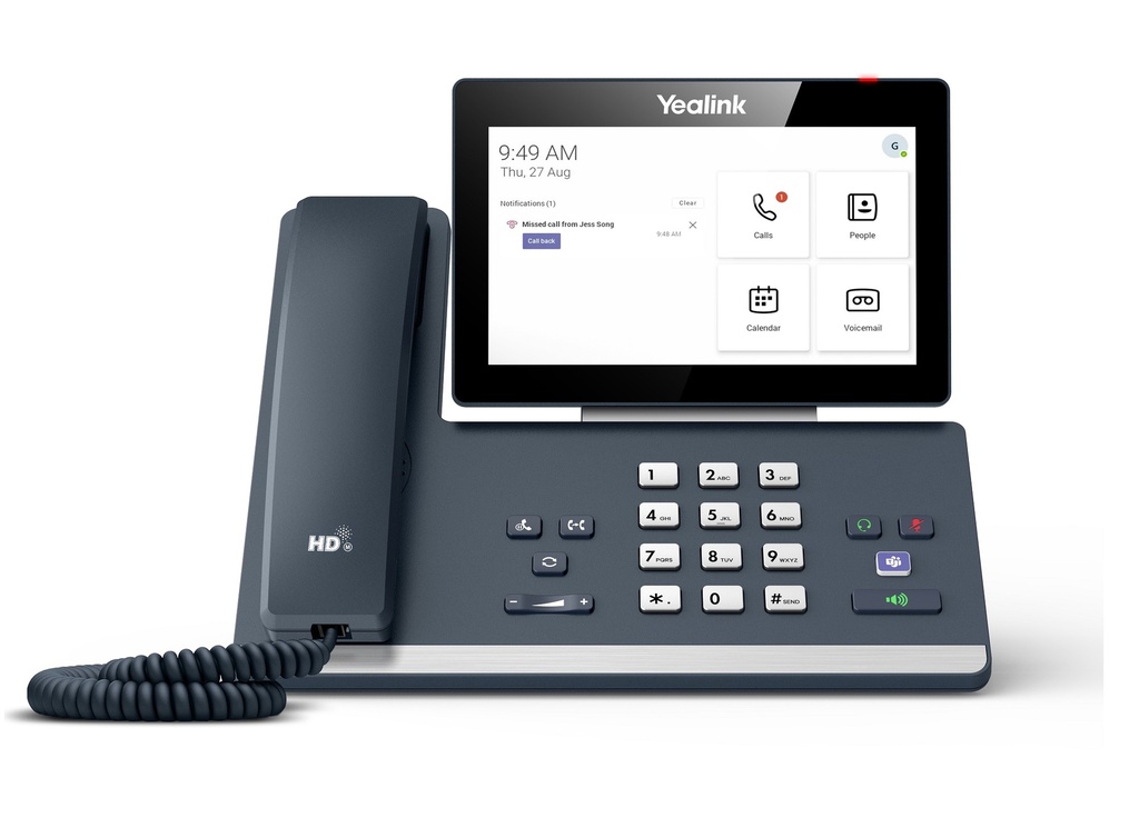 Yealink MS Teams Phone  with 7.0'' Touch Screen, USB, Bluetooth, Wi-Fi, Expansion & Hybrid Mode MP58 TEAMS