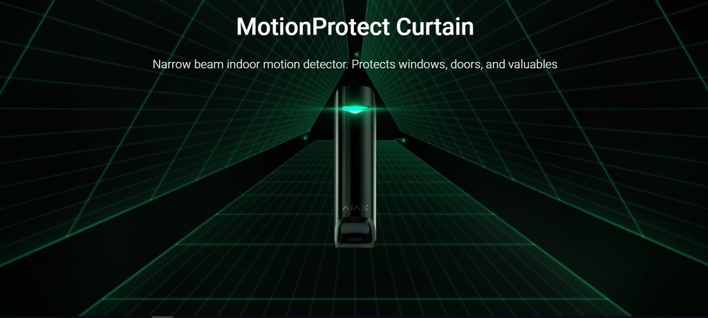 AJAX PIR MotionProtect Curtain White