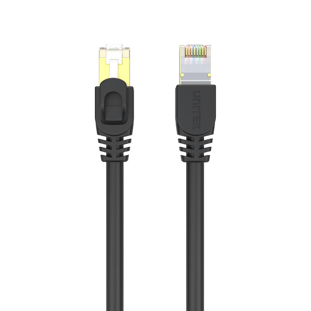 Unitek C1812EBK CAT7 SSTP Pure Copper Ethernet Cable 5.0m Black