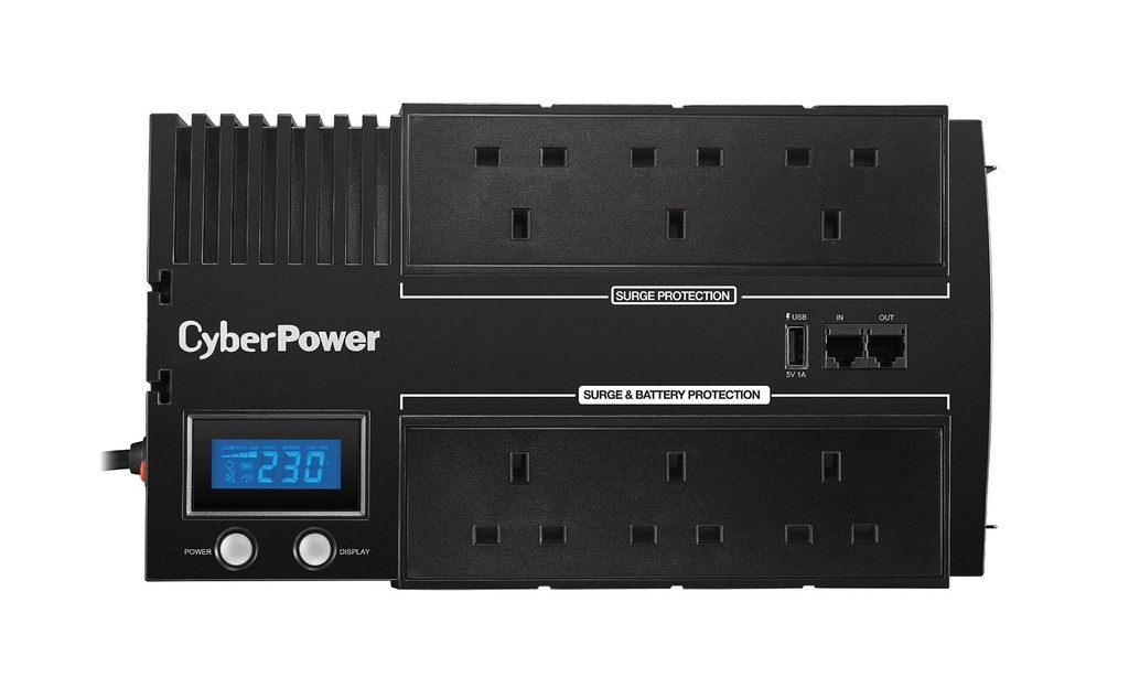 CyberPower BR700 700VA/420W Brick Line Interactive UPS LCD